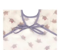 2 Baberos con Mangas Tiny Team Cat