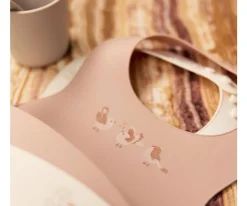 2 Baberos de Silicona Lovely Birds