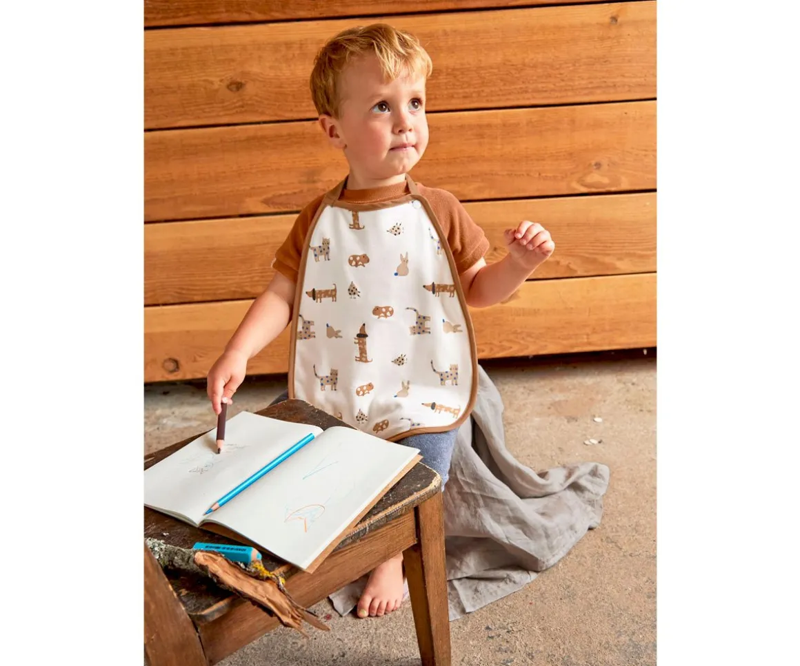 2 Baberos Impermeables Extra Grandes Little Mateys Royal Blue