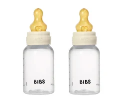 2 Biberones Plástico BIBS Látex Ivory 150 ml