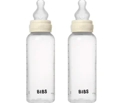2 Biberones Plástico BIBS Silicona Ivory 270 ml