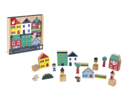 36 Bloques de Madera Ciudad Cross Roads