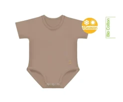 2 Body Bebé (0-36meses) Manga Corta 4 Season Brown