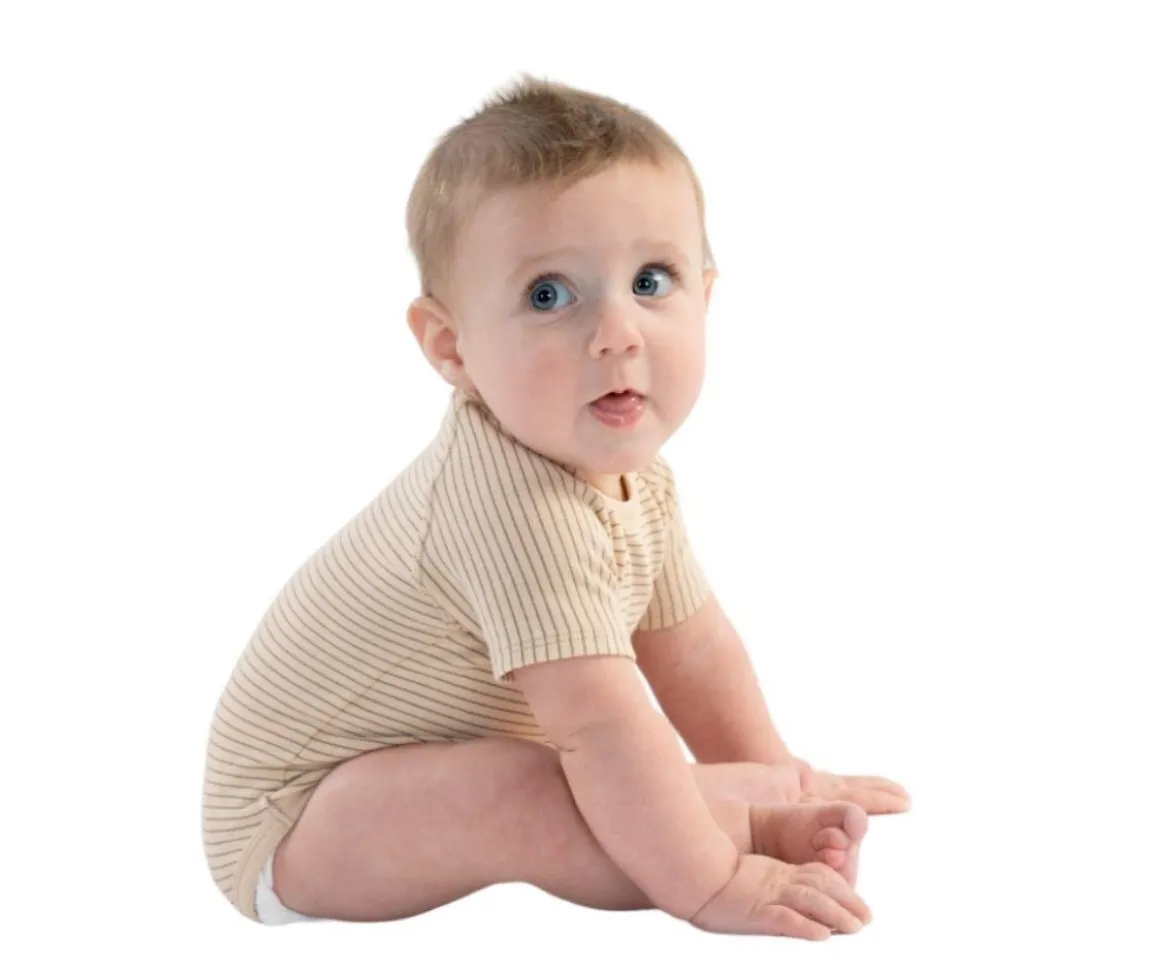 2 Body Bebé (0-36meses) Manga Corta 4 Season Brown