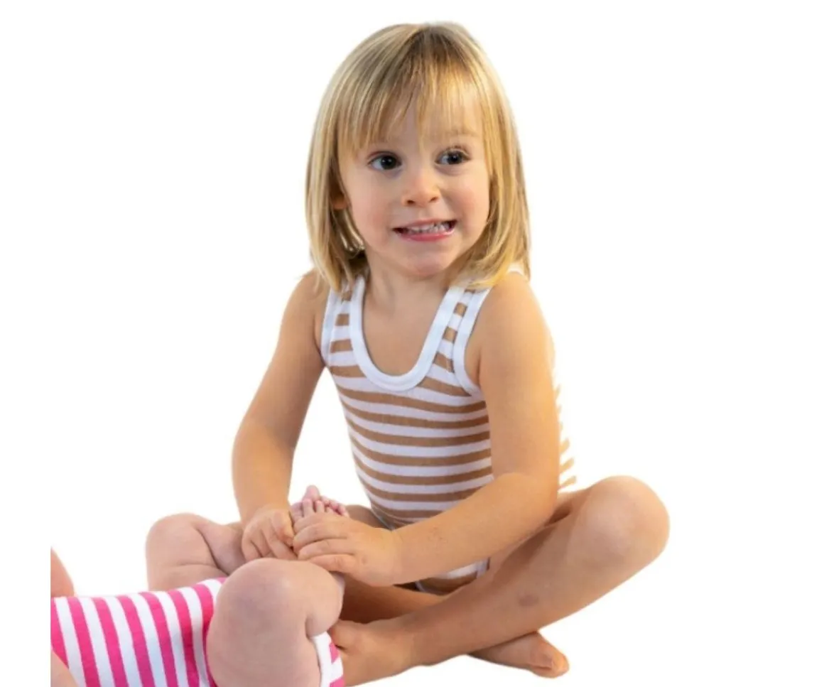 2 Body Bebé (0-36meses) Sin Manga Summer Caramel