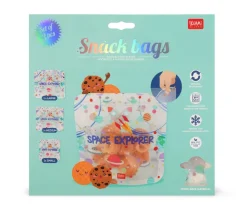 3 Bolsas Reutilizables para Aperitivos Space