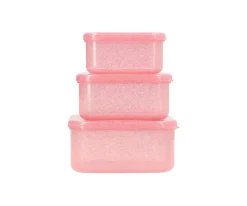 3 Cajas Almuerzo Glitter Gloss