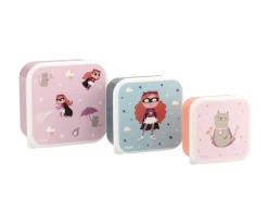 3 Cajas Almuerzo Fantastic Girl