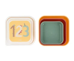 3 Cajas Almuerzo Funny Letters