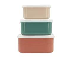 3 Cajas Almuerzo Geometric Nature