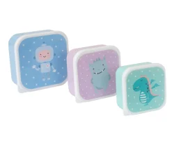 3 Cajas Almuerzo Robot y Amigos