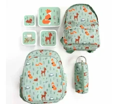 4 Cajitas Almuerzo y Snacks Forest Friends