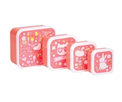 4 Cajitas Almuerzo y Snacks Fun