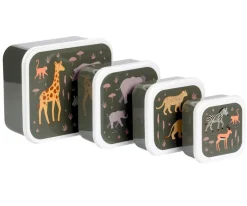 4 Cajitas Almuerzo y Snacks Savanna