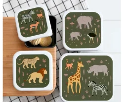 4 Cajitas Almuerzo y Snacks Savanna