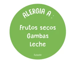 1 Chapa Alergia Verde Personalizada