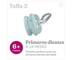 2 Chupetes Anatómicos Day & Night Pink Garnet Heart