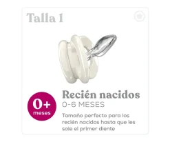 2 Chupetes Anatómicos Day & Night Green Beige Círculo