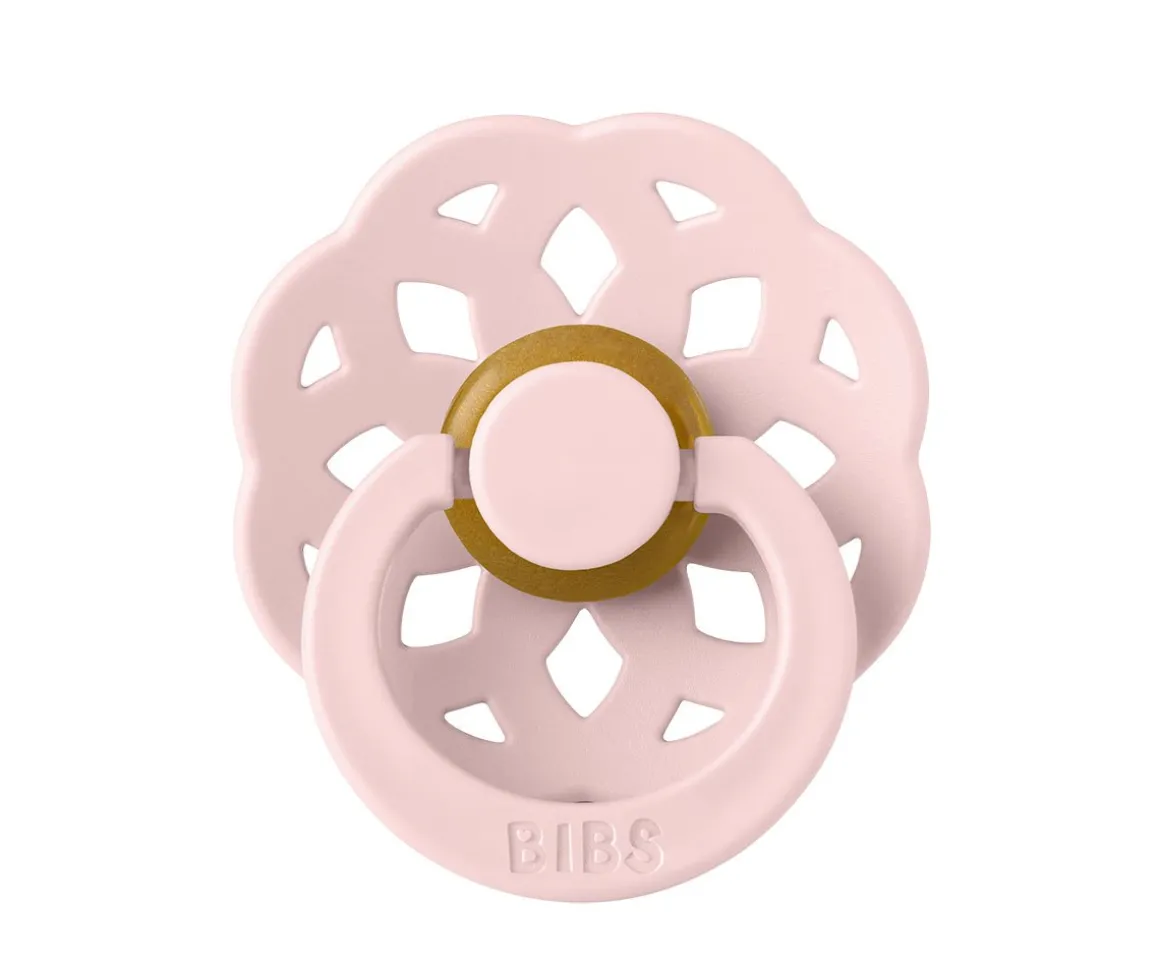 2 Chupetes BIBS Boheme Blossom/Dusky Lilac