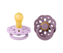 2 Chupetes BIBS Boheme Violet Sky/Mauve