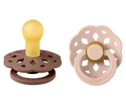 2 Chupetes BIBS Boheme Woodchuck/Blush