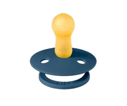 2 Chupetes BIBS Colour Round Dusty Blue/Steel Blue