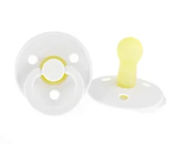 2 Chupetes BIBS Colour Round Black/White