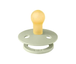 2 Chupetes BIBS Colour Round Holiday Leaf Sage/Hunter Green