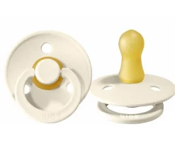 2 Chupetes BIBS Colour Round Blush/Ivory