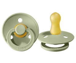 2 Chupetes BIBS Colour Round Sage/Hunter Green