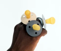 2 Chupetes BIBS Colour Simétrica Vanilla/Cloud