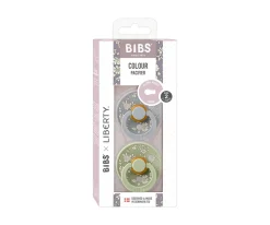 2 Chupetes BIBS Colour Simétrica Liberty Capel Sage