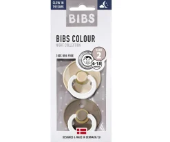 2 Chupetes BIBS Colours Dark Oak/Vanilla
