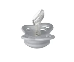 2 Chupetes BIBS Couture Cloud/Steel Blue Silicona