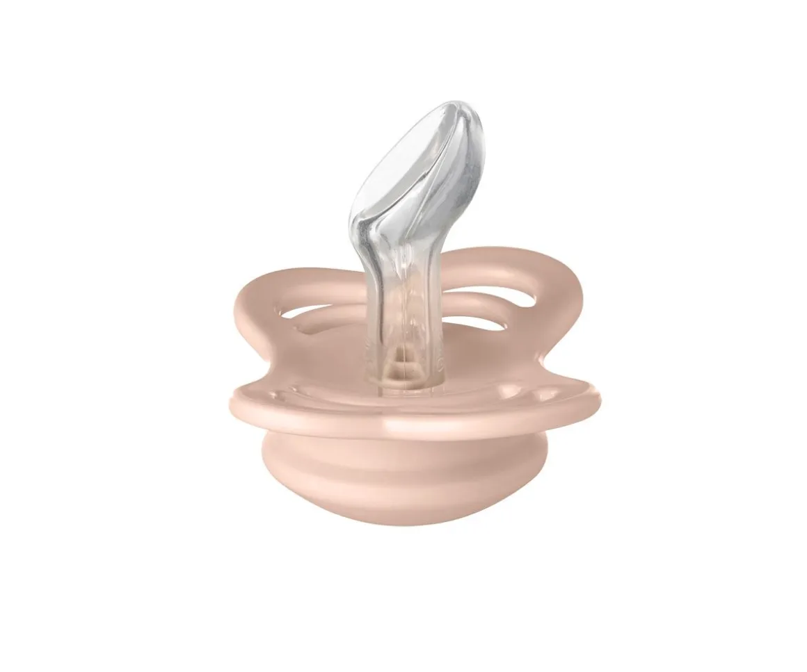 2 Chupetes BIBS Couture Ivory/Blush Silicona