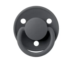 2 Chupetes BIBS De Lux Iron/Baby Blue Silicona