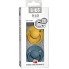 2 Chupetes BIBS De Lux Mustard/Petrol Silicona