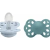2 Chupetes BIBS Infinity Simétrica Baby Blue/Island Sea