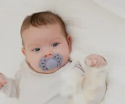 2 Chupetes BIBS Infinity Simétrica Ivory/Sage