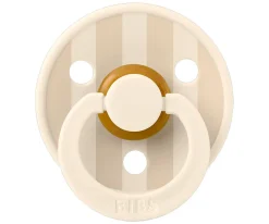 2 Chupetes BIBS Studio Colour Round Pin Ivory Vanilla Mix