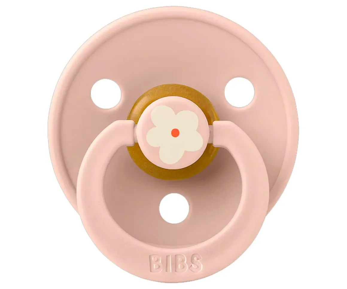 2 Chupetes BIBS Studio Colour Round Jasmine Blush Mix