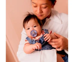 2 Chupetes BIBS Studio Colour Round Jasmine Ivory Mix