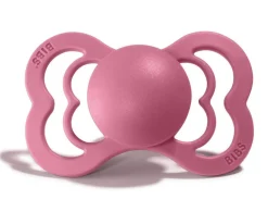 2 Chupetes BIBS Supreme Coral/Ruby Látex