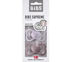 2 Chupetes BIBS Supreme Heather/Dusky Lilac Látex