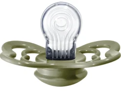 2 Chupetes BIBS Supreme Honey Bee/Olive Silicona