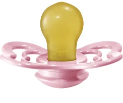 2 Chupetes BIBS Supreme Ivory/Baby Pink Látex