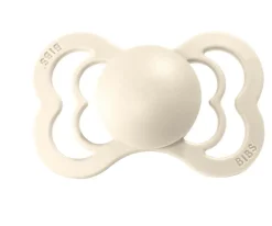 2 Chupetes BIBS Supreme Ivory/Baby Pink Látex