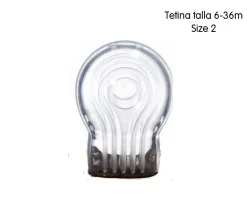 2 Chupetes BIBS Supreme Papaya/Violet Sky