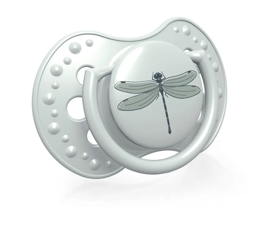 2 Chupetes Lovi Botanic Blue Vintage