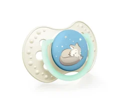 2 Chupetes LOVI Day&Night Azul